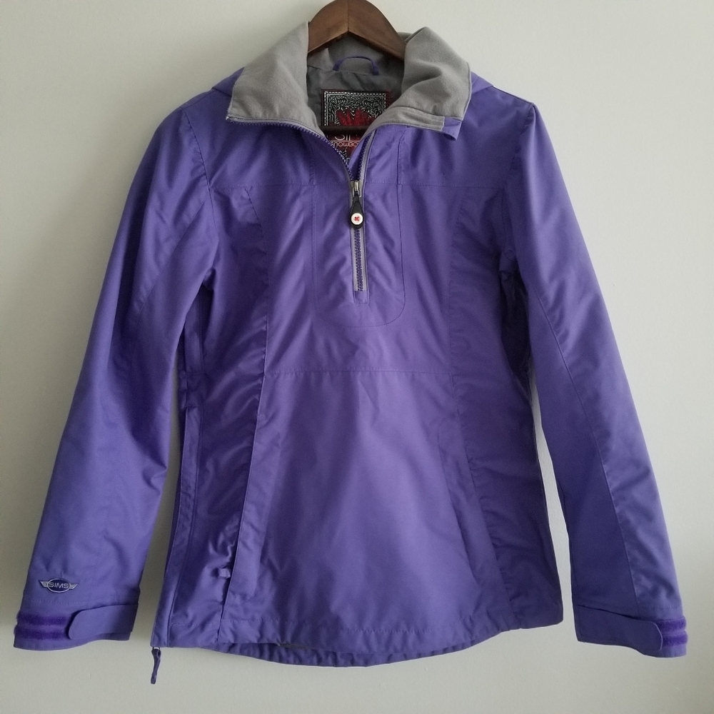 Sims Snowboarding  Hooded Outershell Jacket Women's XS Purple